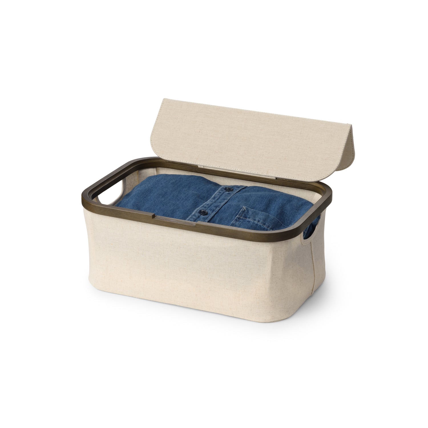 Gudee フタ付き 折りたたみ収納ボックス 長方形