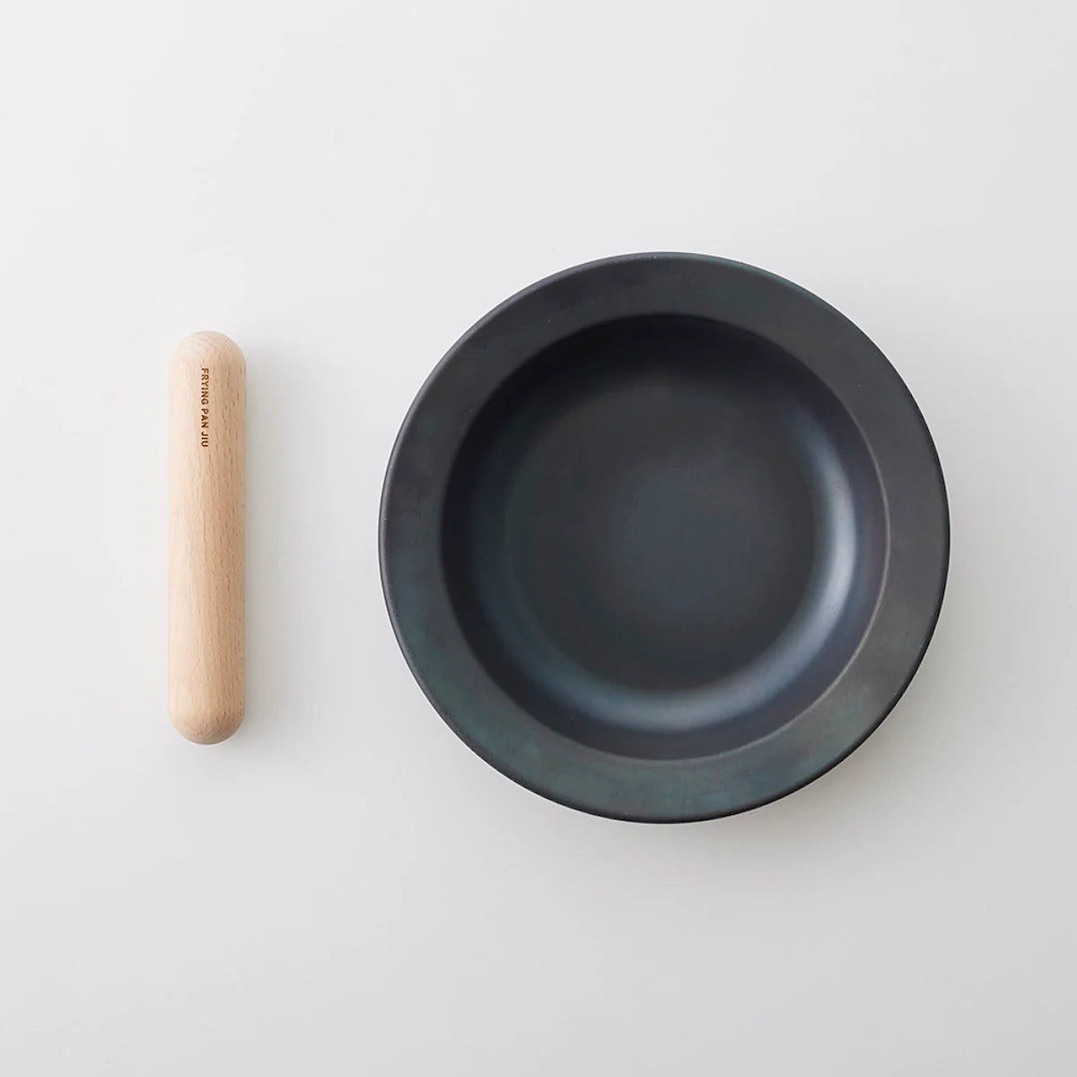 JIU 鉄フライパン M& ハンドル(フタ付き)